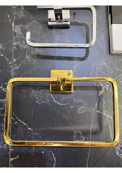 İsaoğlu Yapı Parlak Gold Premium Kare Havluluk Gold