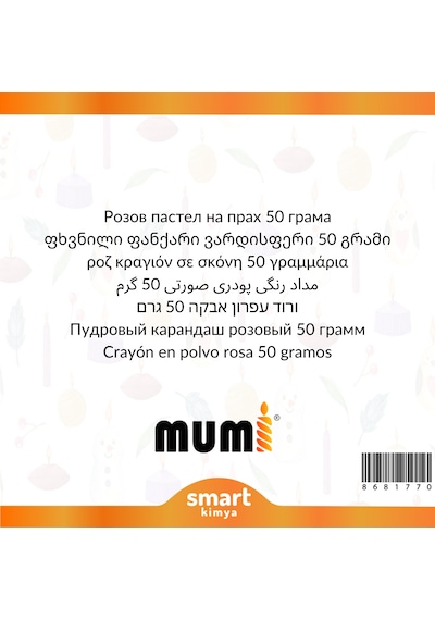 Toz Mum Boyası Pembe 50 G