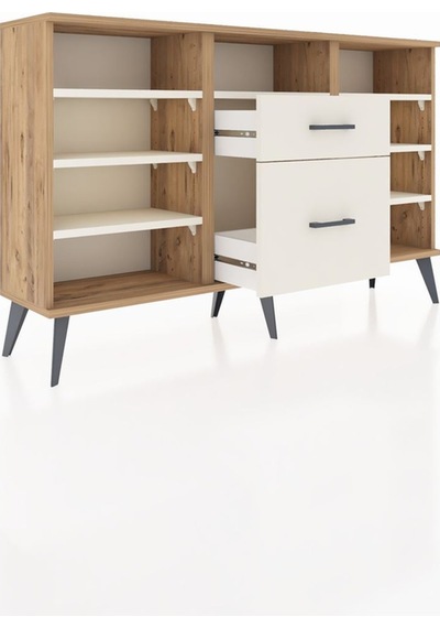 Arges Konsol 7 Raflı 2 Çekmeceli 132x30x83 Çam-aytaşı/aytaşı Aytaşı/aytaşı Arges Konsol 7 Raflı 2 Çekmeceli 132x30x83 Çam-aytaşı/aytaşı Aytaşı/aytaşı