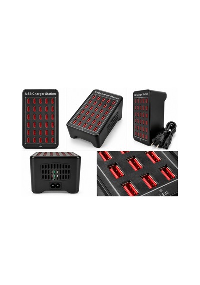 Çoklu Usb Şarj Aleti 30 Port 150w Şarj İstasyon Ünitesi