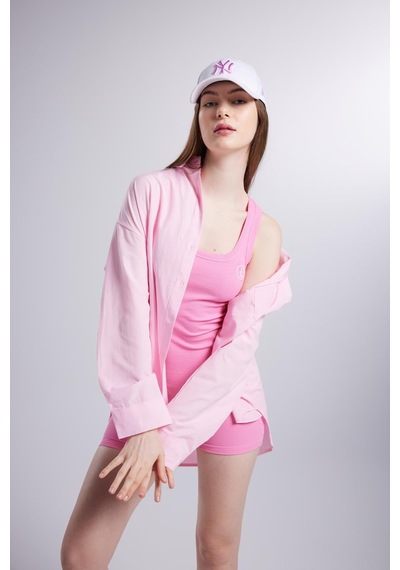 Holly Lolly Cepli Oversize Kesim Lovesize Gömlek Pembe