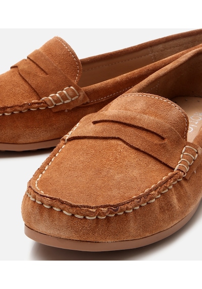 Hotiç Kadın Süet Deri Taba Günlük Loafer 01ayh306650a370 Taba