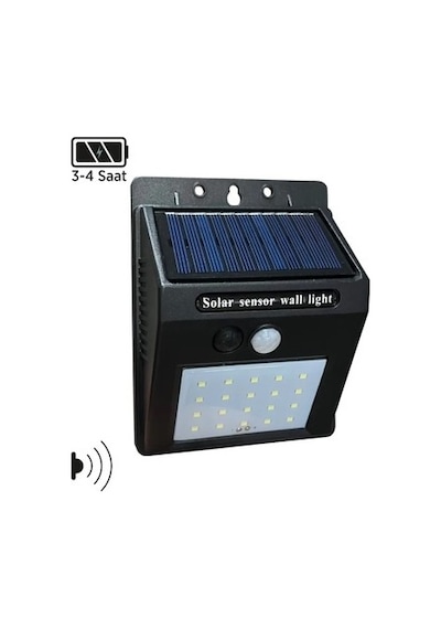 15w Sensörlü Solar Güneş Enerjili Led Aydınlatma Açık