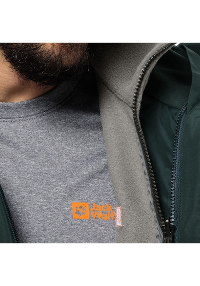 Jack Wolfskın Jack Wolfskin Winterstein Fz Erkek Gri Polar Ceket 6185 Gri