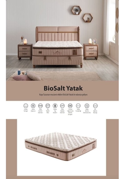 Bambi Biosalt 160x200 Yatak / Sadece Yatak