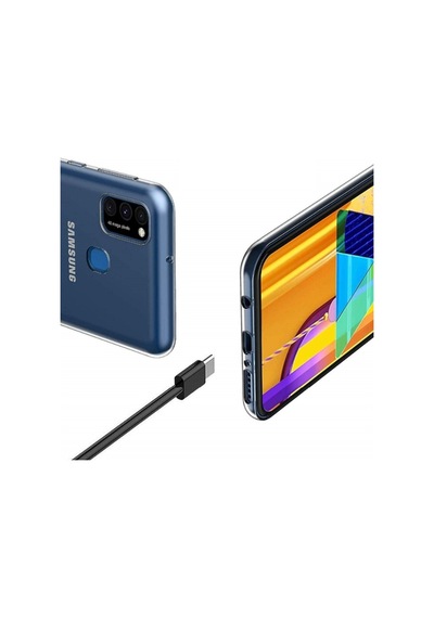 Galaxy M31 Kılıf Zore Şeffaf Ince Ve Esnek Süper Silikon Kılıf Renksiz