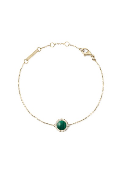 Audrey Bracelet Malachite Gold Gold