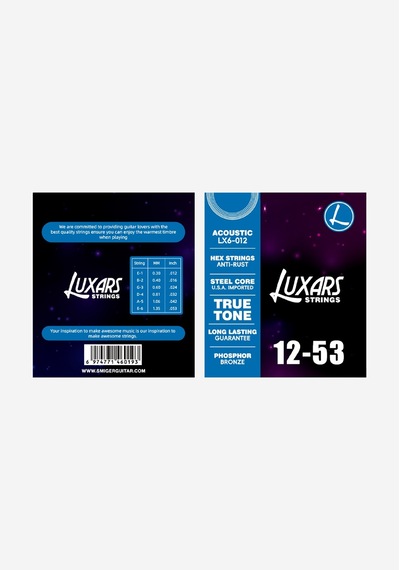 Luxars Akustik Gitar Teli Lx6 12-53
