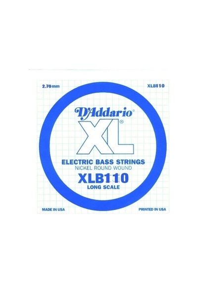 DADDARIO XLB110 BAS GİTAR TEK TEL, (Mİ), XL NICKEL WOUND, 0.110 G