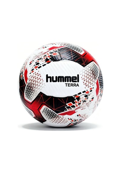 Özel Seri Hummel Terra Football Ball 4 No Kırmızı Futbol Tutkusu Antrenman Topu Top Çeşitleri