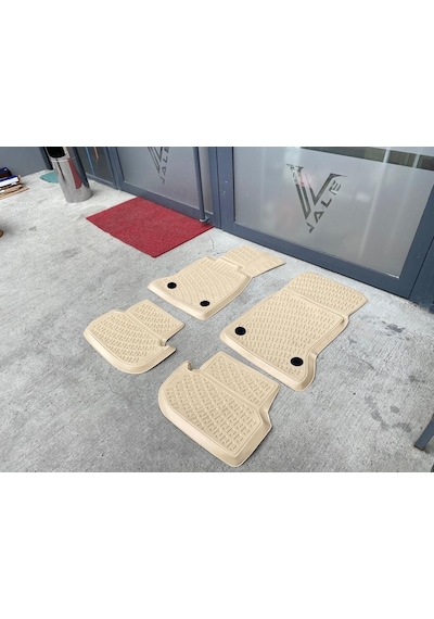 Bmw 5 Serisi Paspas Takım - Bej - 3d Havuzlu Yan Sanayi F10 -514