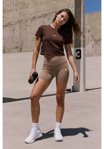 Woneagle Waneagle Kadın Kahverengi Bisiklet Yaka Logolu Sportif Crop Tişört Kahverengi Kahverengi Woneagle Waneagle Kadın Kahverengi Bisiklet Yaka Logolu Sportif Crop Tişört Kahverengi Kahverengi