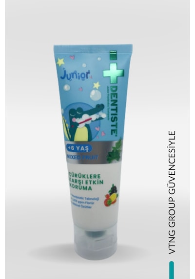Dentiste Kids Junior +6 Yaş Bitkisel Karışık Meyveli Çocuk Diş Macunu 60 G