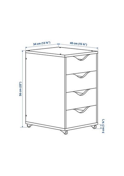 Ikea Frııdrott Keson, Beyaz, 35x56 Cm