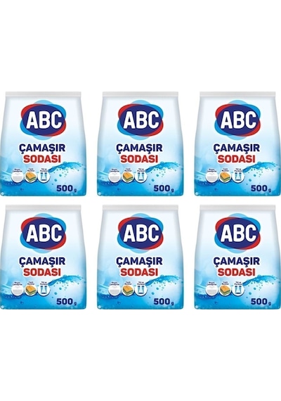 Çamaşır Sodası 500 Gr. 6 Adet