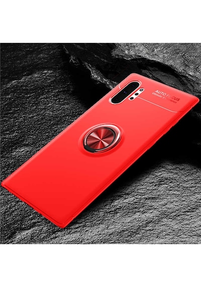 Samsung Galaxy Uyumlu Note 10 Plus Kilif Yüzüklü Tam Korumali Silikon 417329310
