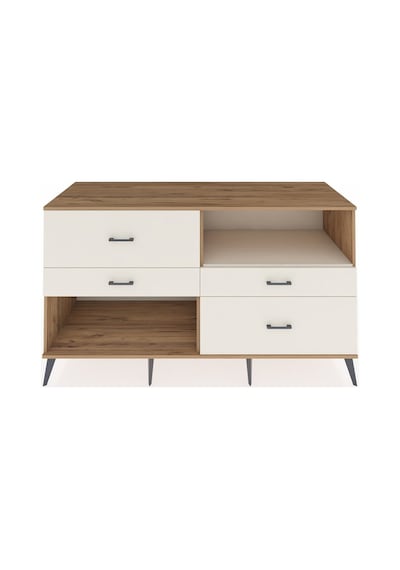 Kronos Konsol Tek Raflı 4 Çekmeceli 176x59x99 Çam-aytaşı Çam-aytaşı