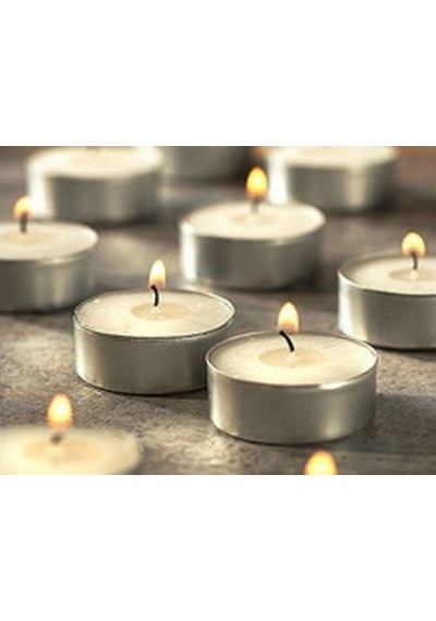 100 Lü Tea Light Mum Beyaz Tealight Mum