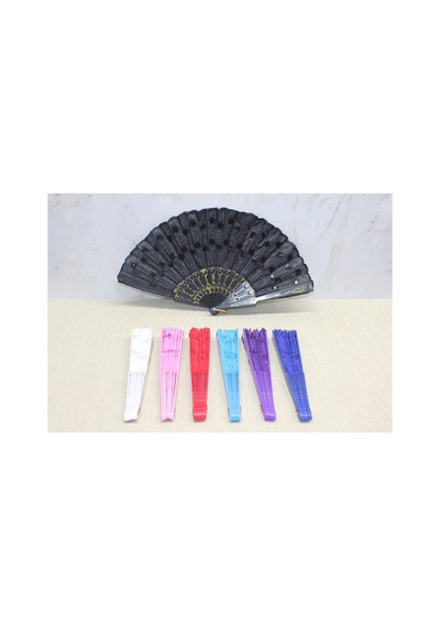 2 Adet Plastik Yelpaze 23 X 43 Cm El Yelpazesi, Fan, Hand Fan
