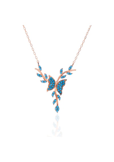 Madam Matmazel Kelebek Gümüş Kadın Kolye, 925 Ayar, Yılbaşı Hediyesi , Saklama Kesesi Gkly0102-t Rose Gold Madam Matmazel Kelebek Gümüş Kadın Kolye, 925 Ayar, Yılbaşı Hediyesi , Saklama Kesesi Gkly0102-t Rose Gold