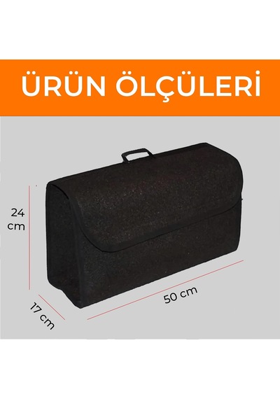 Araç Bagaj Düzenleyici Çanta, Premium Kalın Araba Çantası Organizer, Oto İçi Aksesuar Malzeme Düzenleme, Otomob Genel