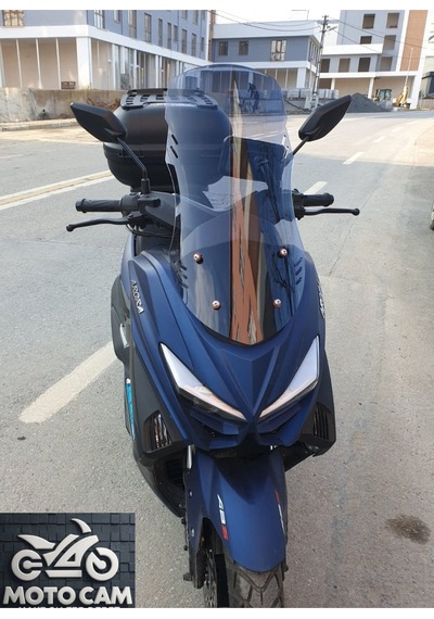Motocam Arora Max T Ön Cam 2022-2026 Model 55cm Füme Renkli 4mm Kısa