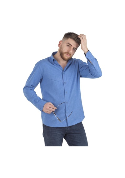 Gallini World Minimalist Uzun Kol Erkek Gömleği - Günlük & İş Beyaz