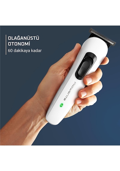 Rowenta Trim & Style 8'i 1 Arada, 6 Taraklı Çelik Bıçaklı Tıraş Makinesi 4 Saat