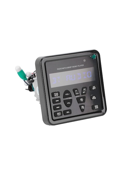 Dijital Medya Oynatıcı, Usb Bluetooth Su Geçirmez Çok Fonksiyonlu Araç Ses Alıcıları Otomobil İçin Deniz Stereo Tekne Radyo Sistemi Yat Salon Araba Atv Banyo