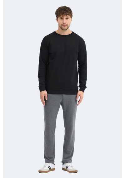 Slazenger Nadav Erkek Siyah Sweatshırt Siyah