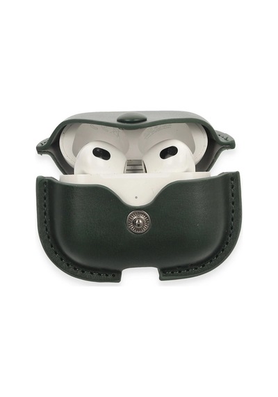 Newface - 356 - Airpods Uyumlu 3 3.nesil Çanta Deri Kılıf - - Aconcept - Haki Yeşil