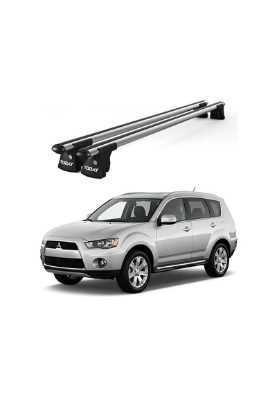 Trio-ıı Mitsubishi Outlander 2012 Ve Sonrası Uyumlu Kilitli Ara Atkı 135cm Port Bagaj Tavan Barı