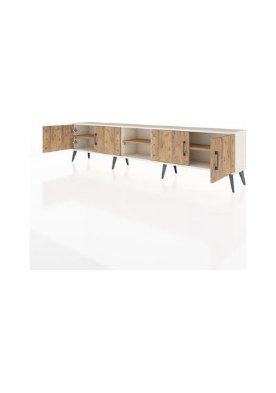 Arges Tv Ünitesi 3 Raflı 4 Kapaklı 220x30x51 Aytaşı-çam Atlas Çam/atlas Çam - Aytası Arges Tv Ünitesi 3 Raflı 4 Kapaklı 220x30x51 Aytaşı-çam Atlas Çam/atlas Çam - Aytası
