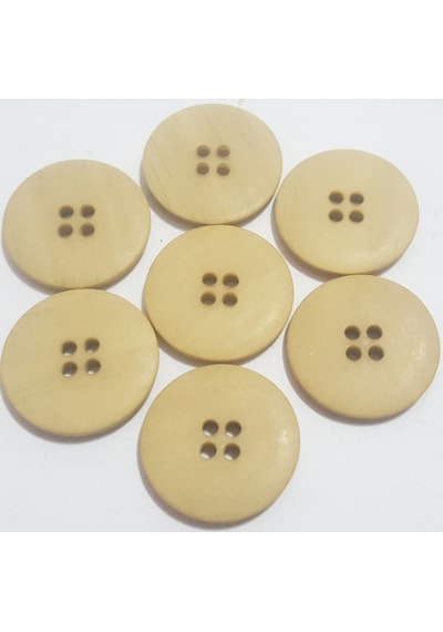 7 Adet 2 Cm Camel Rengi Düğme
