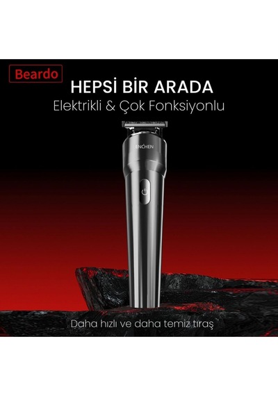 Beardo Çok Fonksiyonlu Tüm Vücut İçin Uygun Şarjlı Saç Ve Tıraş Makinesi