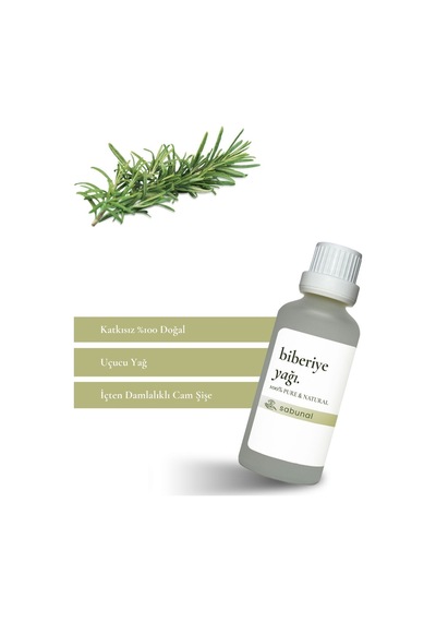 Sabunal Biberiye Yağı 50 ML - Saç Dökülme Karşıtı ve Cilt Bakım Yağı