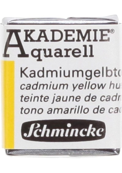 Schmincke Akademie Aquarell Yarım Tablet Sulu Boya 224 Cadmium Yellow