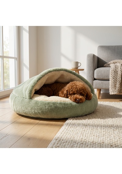Kanguru Model Yuvarlak Kedi/köpek Yatağı