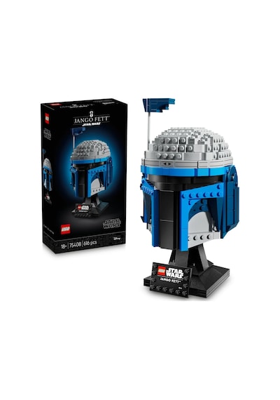 LEGO® Star Wars: Klonların Saldırısı Jango Fett™ Kaskı 75408 - Yetişkinler için İnşa Edilebilen Koleksiyonluk Model Yapım Seti (616 Parça)