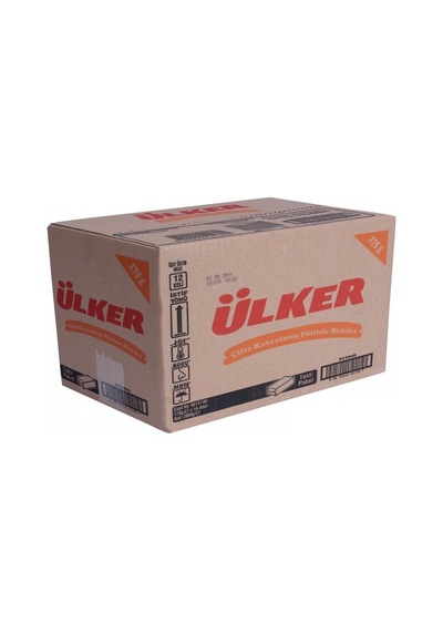 Ülker Pötibör Bisküvi Çifte Kavrulmuş 16 x 175 G