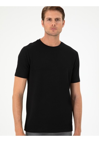Pierre Cardin Erkek Siyah Tişört 50292343-vr046 Siyah