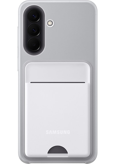Samsung Uyumlu Galaxy A57 Kart Bölmeli Kılıf-gri