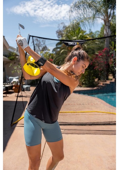 Sklz Shallow Shot, Golf Swing Trainer Aid To Improve Golf Strike And Control Çok Renkli