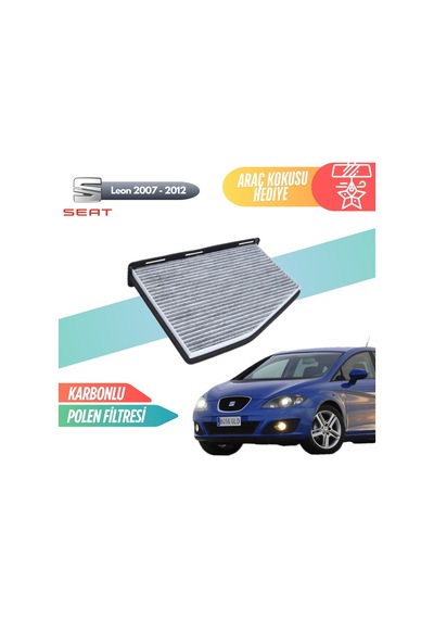 Seat Leon 2007-2012 Model Karbonlu Polen Klima Filtresi