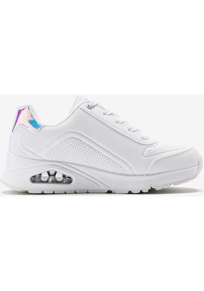 Skechers Uno Gen1 - Zip And Stride Büyük Kız Çocuk Beyaz Sneakers 310554l Wht Beyaz