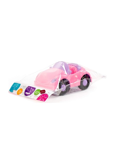 Oyuncak Araba Sevimli Araba Pembe Sürtmeli 25 Cm