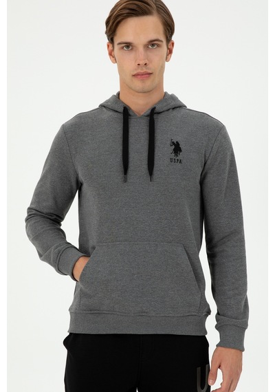 U.s. Polo Assn. Erkek Antrasit Melanj Sweatshirt 50289059-vr081 Antrasit Melanj