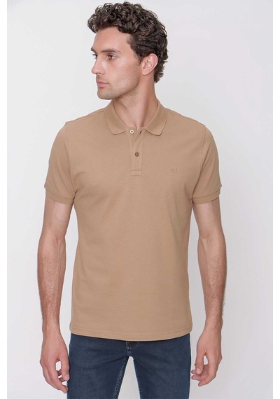 Bej Basic Düz %100 Pamuk Slim Fit Dar Kesim Kısa Kollu Polo Yaka Erkek Tişört 99yc018011653 Bej Bej Basic Düz %100 Pamuk Slim Fit Dar Kesim Kısa Kollu Polo Yaka Erkek Tişört 99yc018011653 Bej