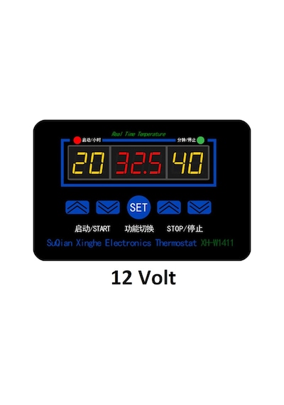 Xh-w1411 12Volt Dijital Termostat