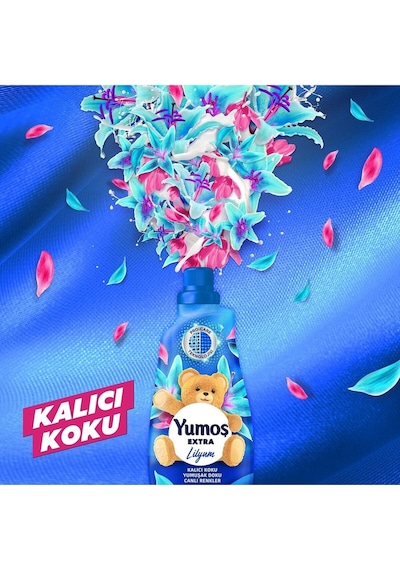Yumoş Extra Konsantre Çamaşır Yumuşatıcısı Kalıcı Koku Renkliler Için Lilyum 1440 Ml 60 Yıkama Diğer